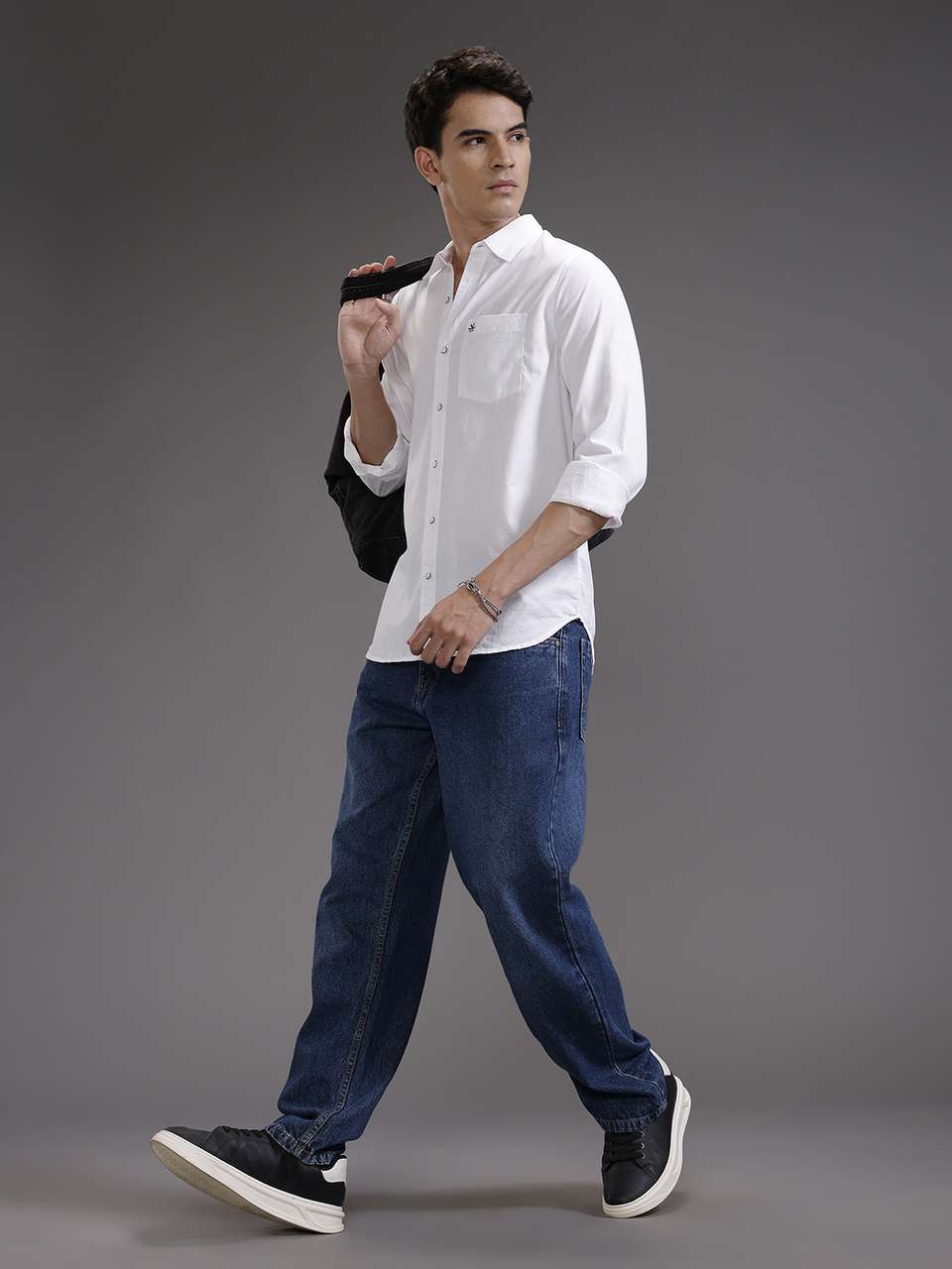 WROGN Men White Casual Shirt - Image 8