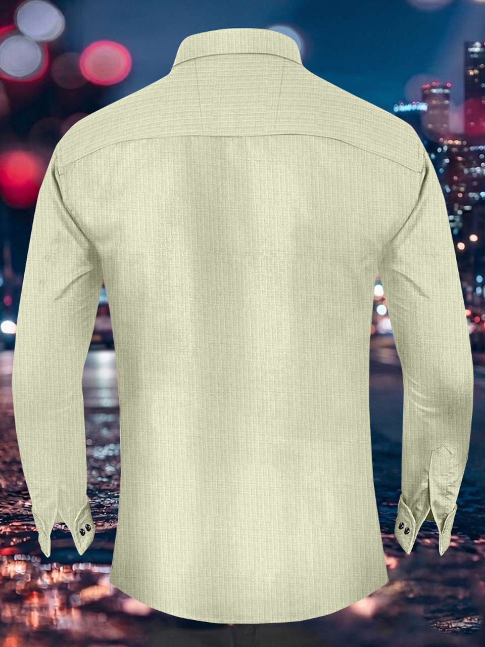 jnm Men Regular Fit Printed Spread Collar Shirt - Image 8