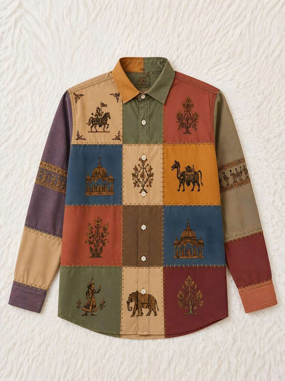 Gentlehaus Men Regular Fit Graphic Print Shirt - Image 4