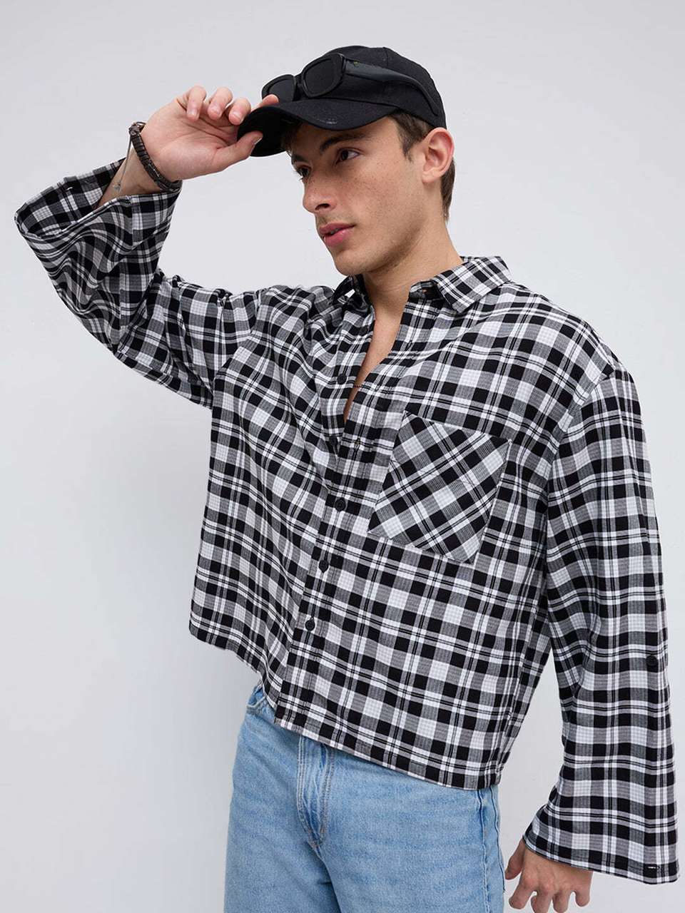 VASTRADO Men Regular Fit Checkered Shirt - Image 8