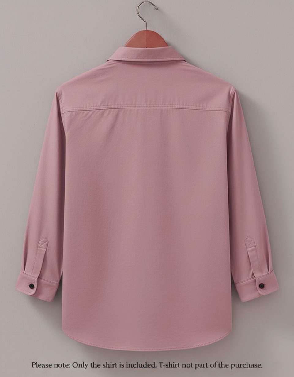 Styles Thief Men Solid Casual Pink Shirt - Image 8