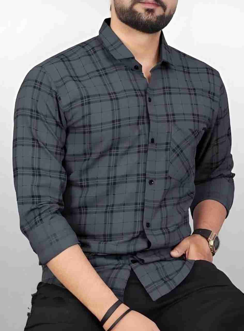 YELLOWDASH Men Checkered Casual Shirt - Image 4