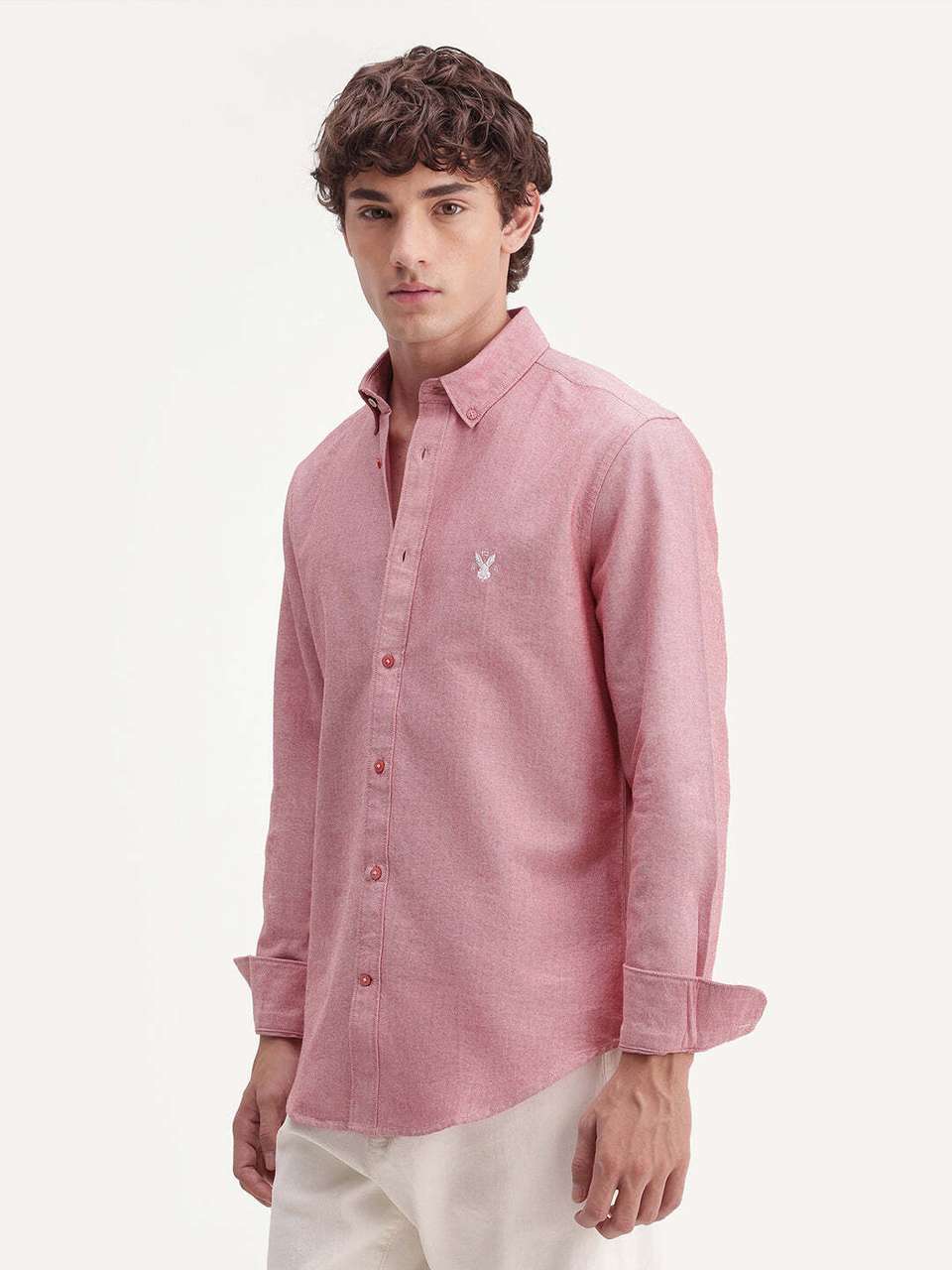 RARE RABBIT Men Regular Fit Solid Casual Shirt - Image 9