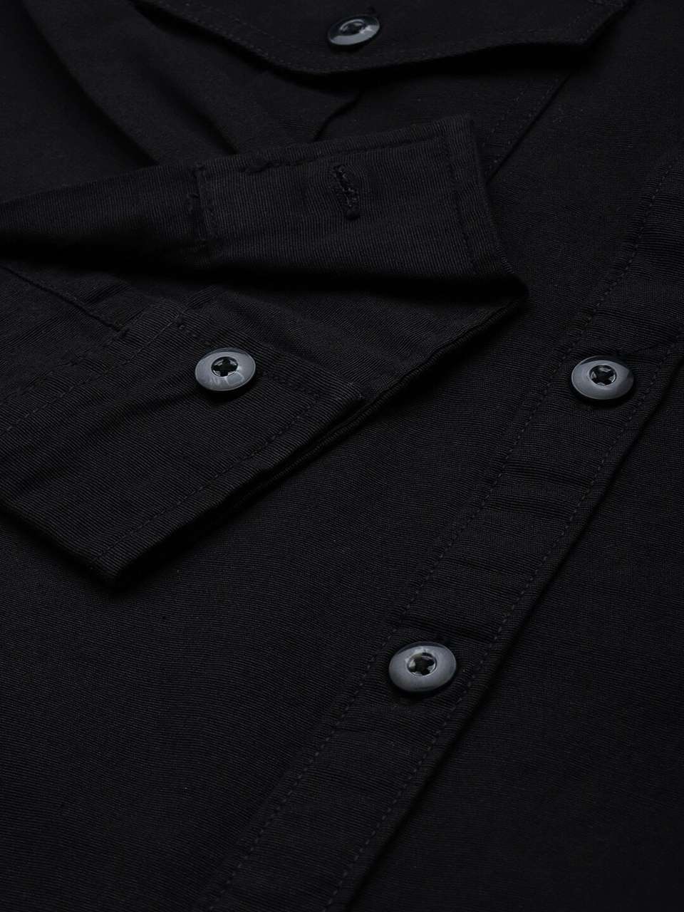 The Indian Garage Co. Men Regular Fit Solid Shirt - Image 9