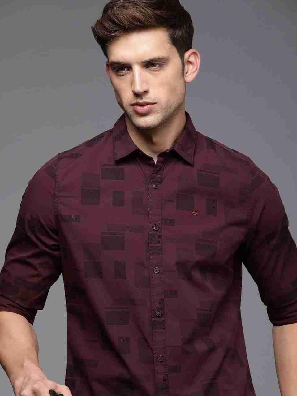 WROGN Men Slim Fit Printed Casual Shirt - Image 4