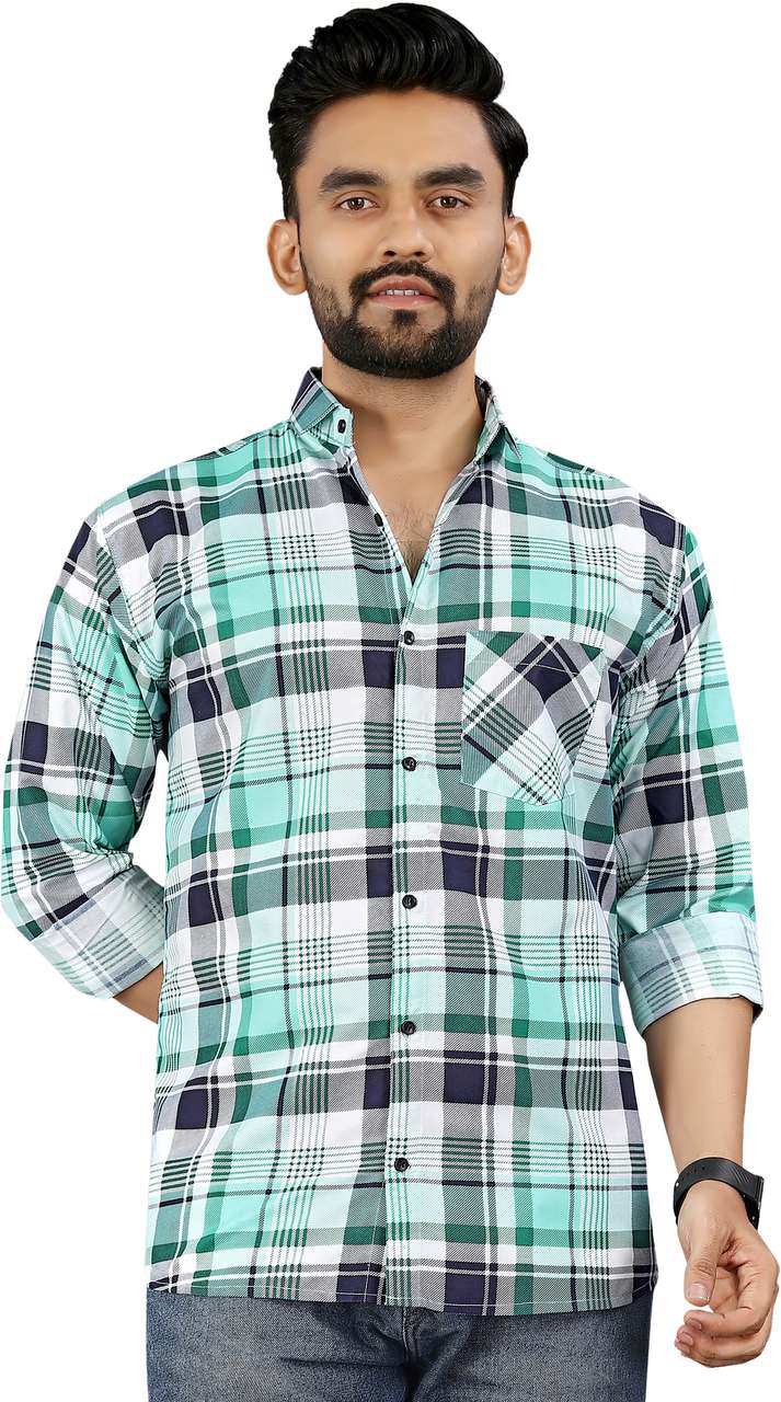 METRONAUT Men Regular Fit Checkered Shirt - Image 7