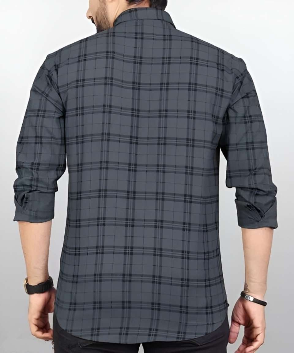 YELLOWDASH Men Checkered Casual Shirt - Image 5