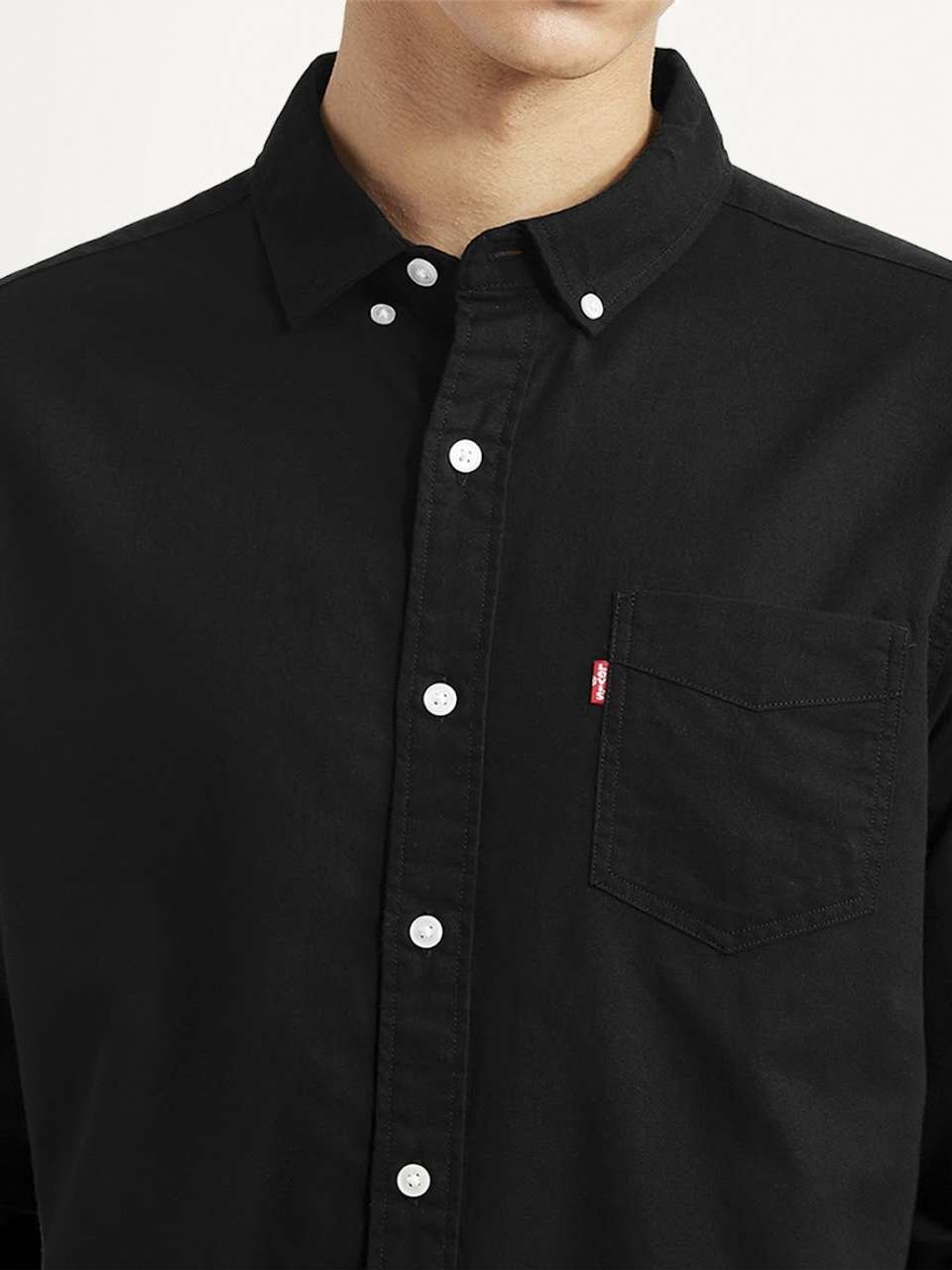 Levi's Men Slim Fit Solid Button Down Shirt - Image 9