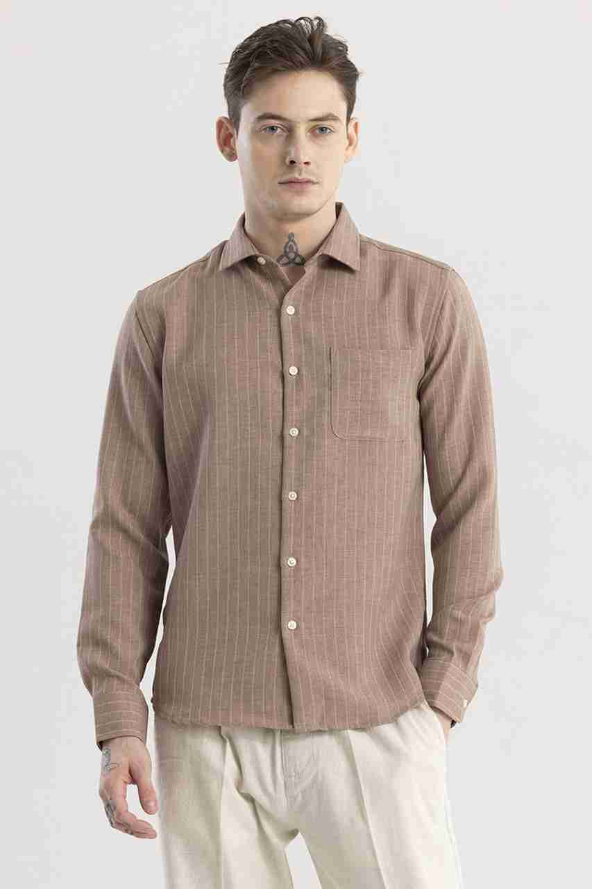 Snitch Men Slim Fit Striped Shirt - Image 7