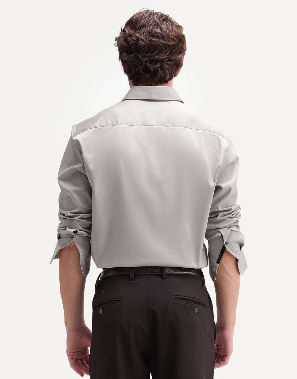RARE RABBIT Men Regular Fit Solid Casual Shirt - Image 7