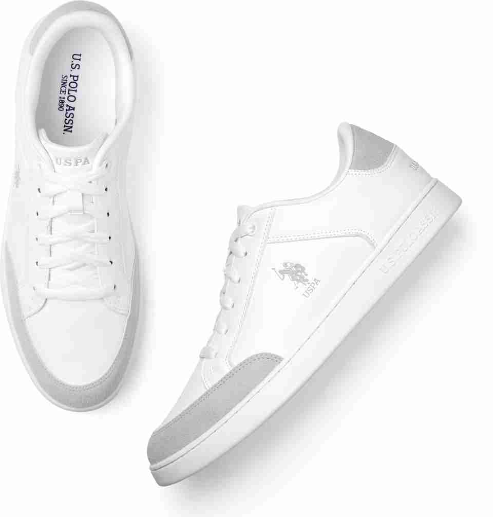 U.S. POLO ASSN. VANCER 2.0 Men's White Sneakers 9 - Image 9