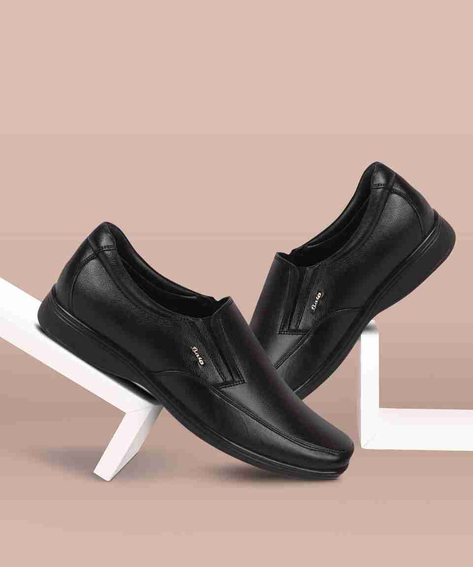 Bata Men's Black Slip-On Formal Shoes Size 7 - Image 8