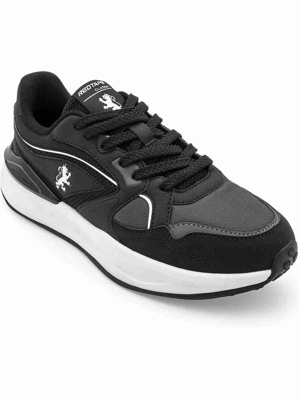 RED TAPE Lifestyle Casual Red Trainers - Image 6