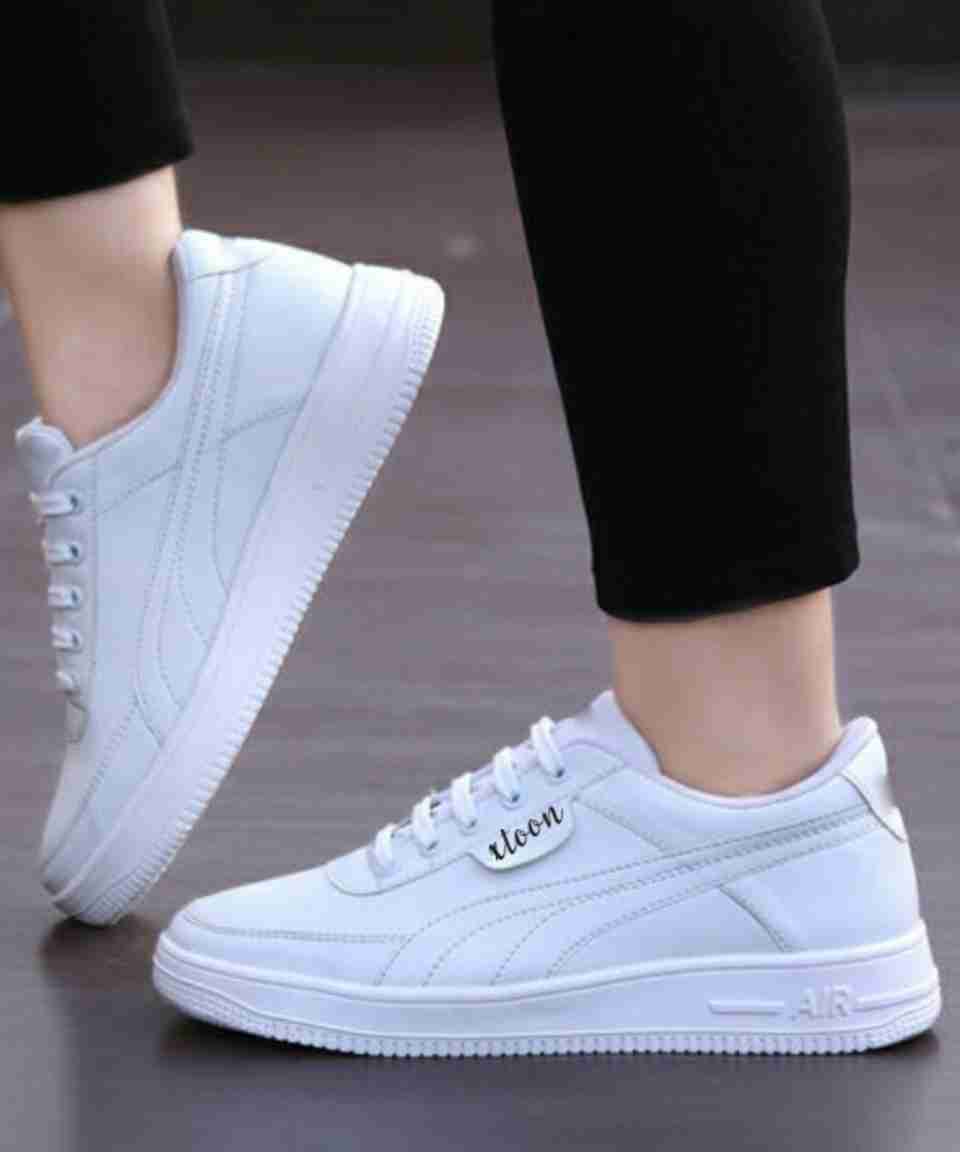 Xtoon White Men's Casual & Gym Sneakers - Image 7