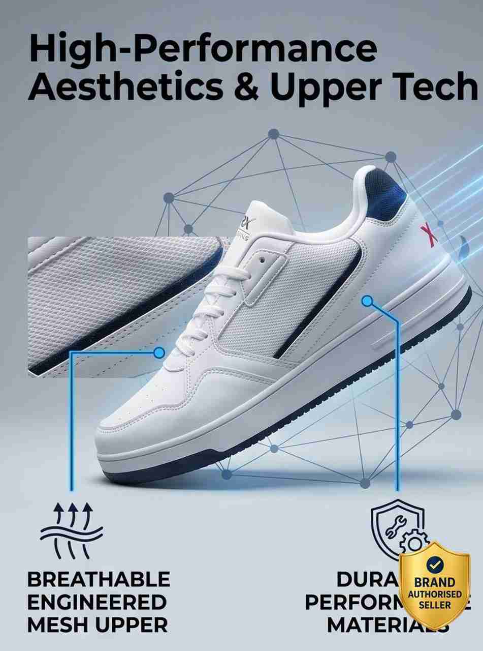 HRX by Hrithik Roshan Men's White Casual Shoes 7 - Image 6