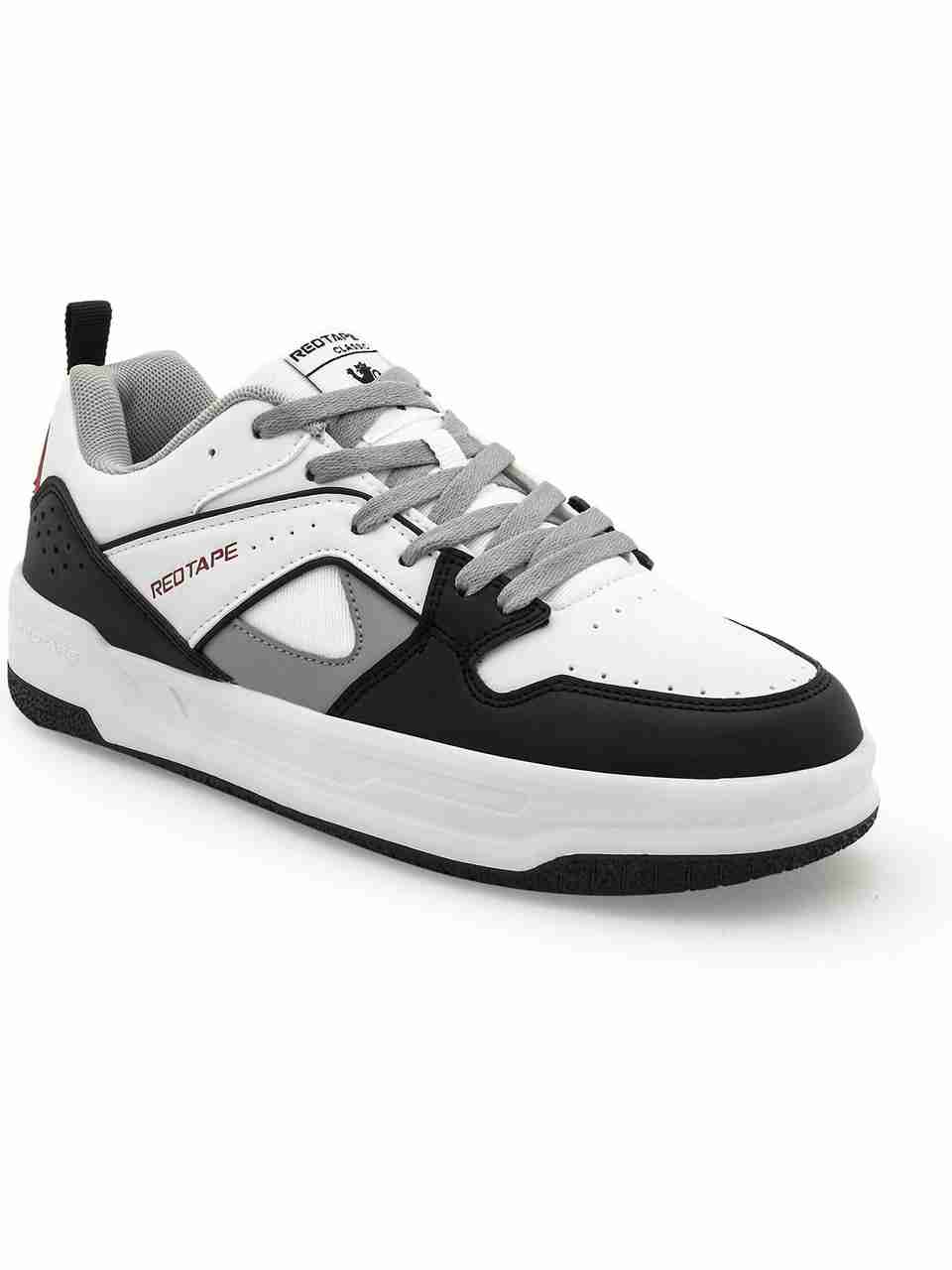 RED TAPE Men's White Grey Sneakers 8 - Image 9