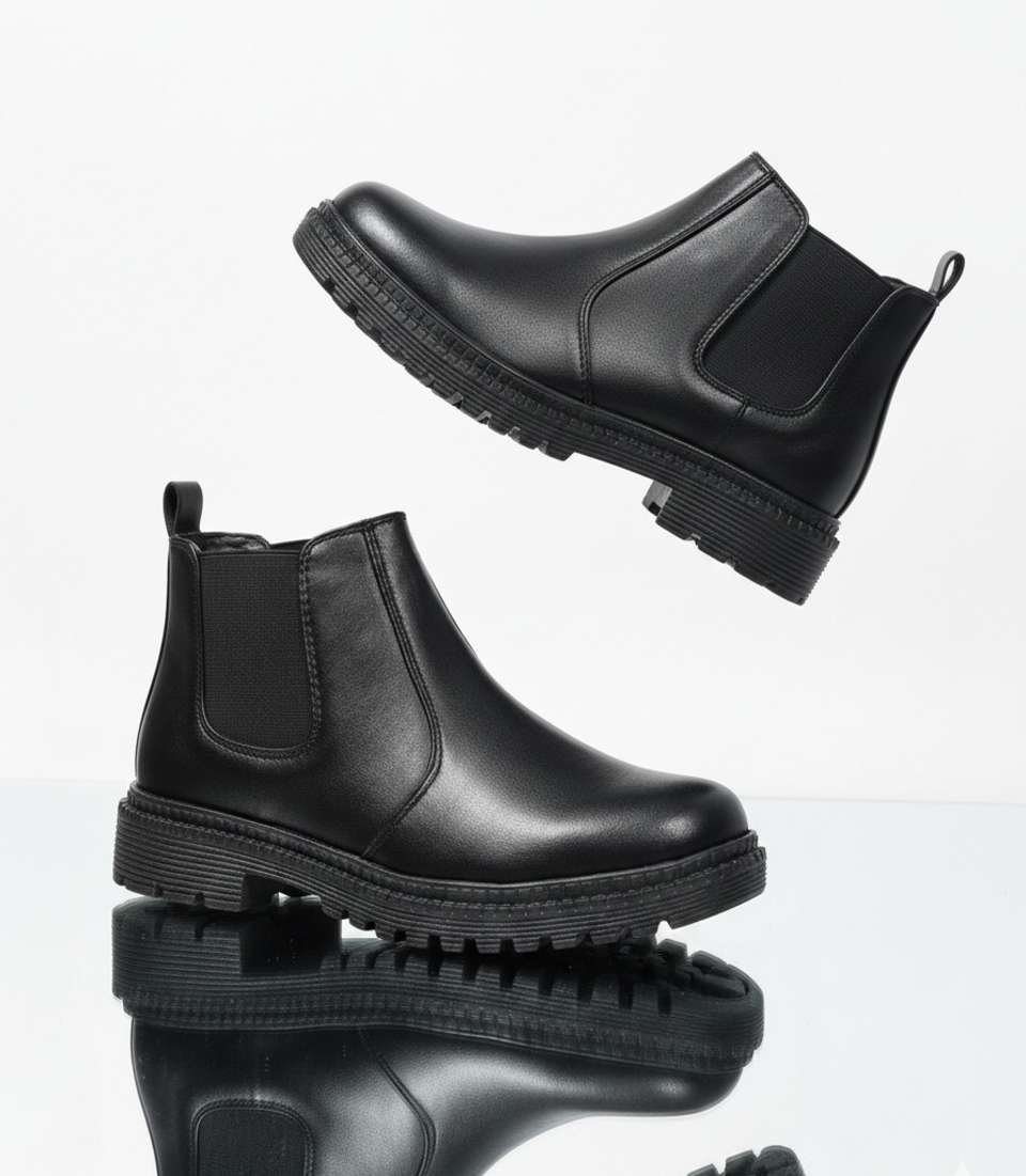 Marcino Men Chelsea Slip-on Synthetic Leather Boots - Image 9