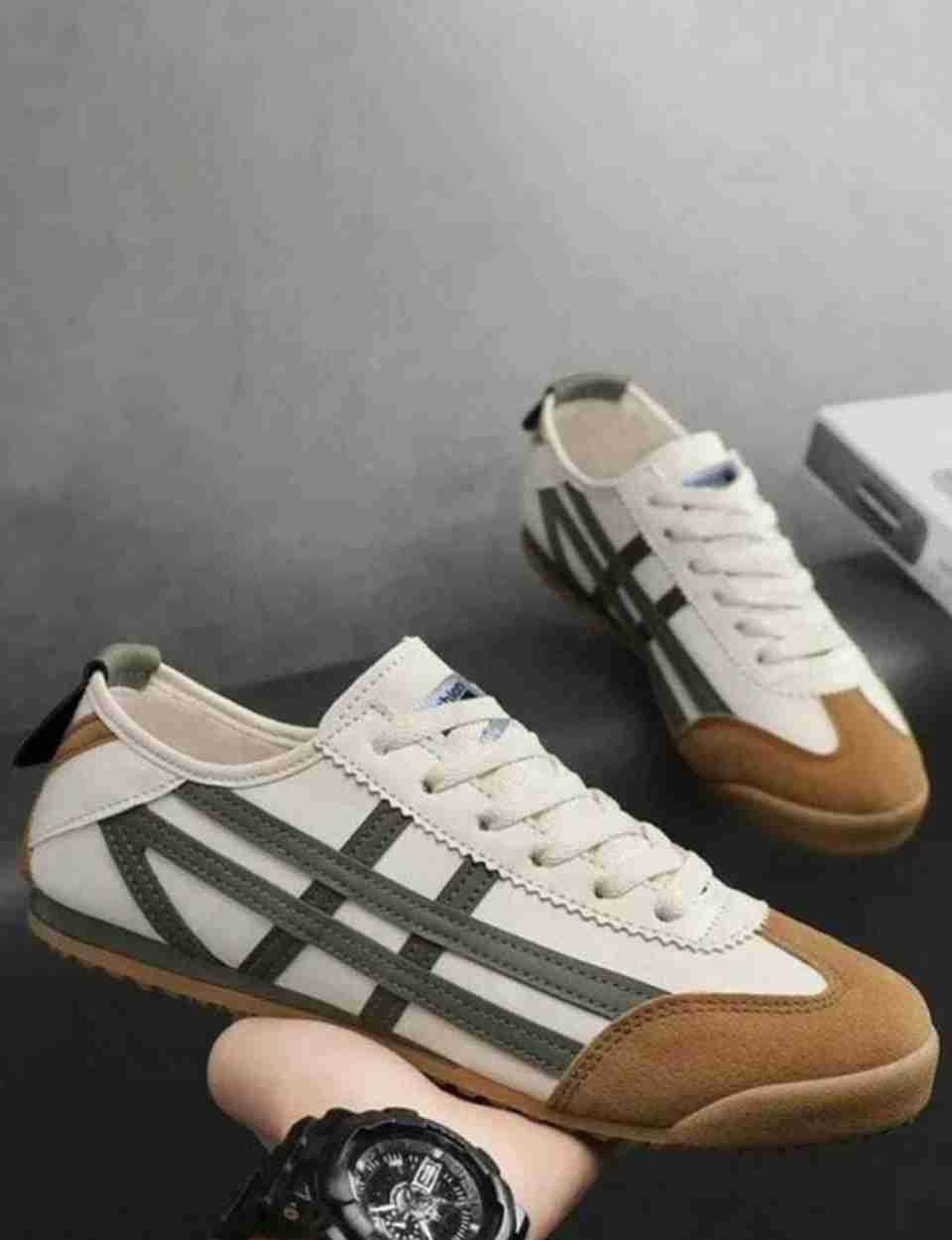 BAKLAVA Sneakers for Men Brown - Image 6