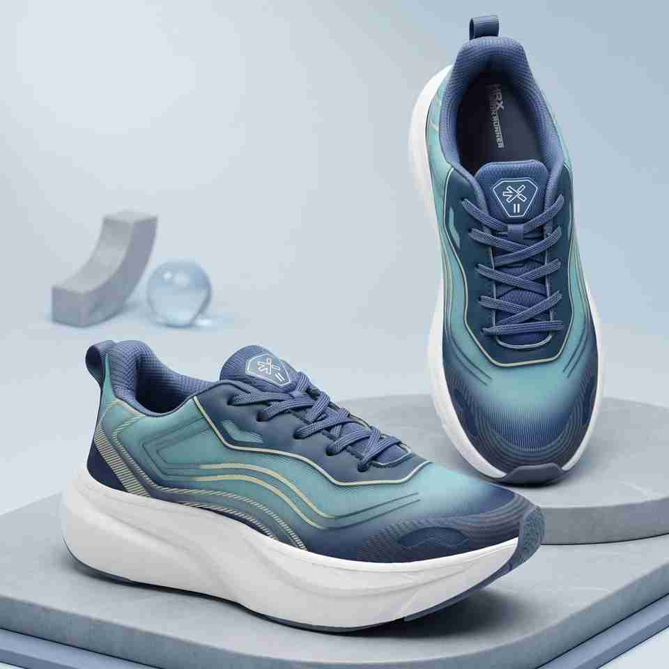 HRX by Hrithik Roshan Men's Running Shoes Blue 8 - Image 8