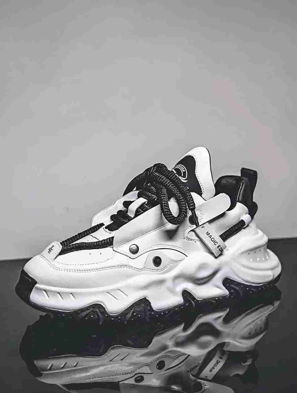 Posewalk Black Casual Sneakers - Image 6