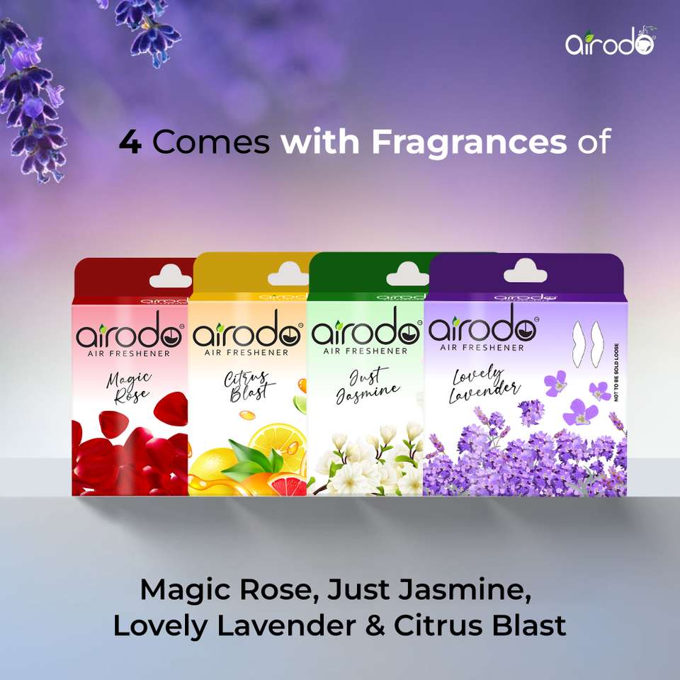 AIRODO Magic Rose, Citrus Blosy, Just Jasmine, Lovely Lavender - Image 8