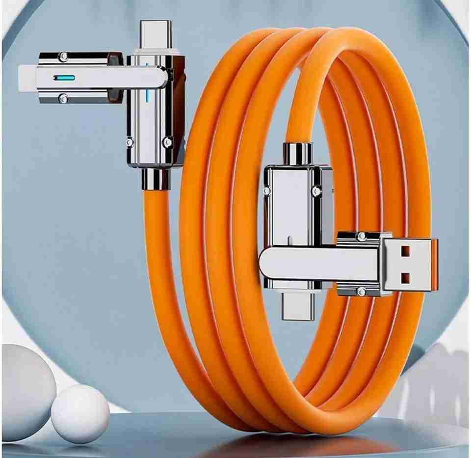 JNSM 4 in 1 Data Cable Fast Charging Portable Cord - Image 6