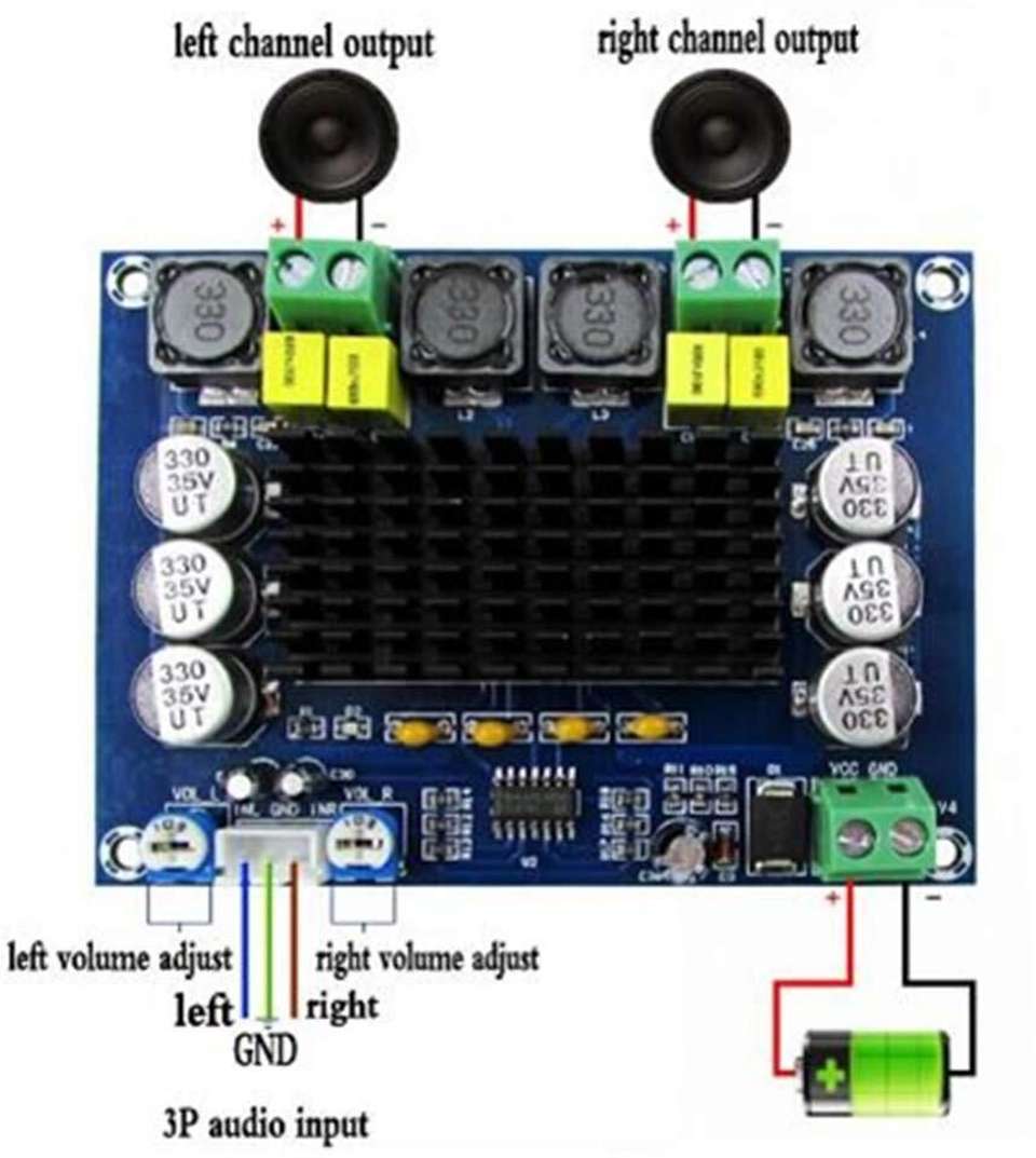 Keshav DP TPA3116D2 2-Channel Stereo Power Amplifier - Image 8