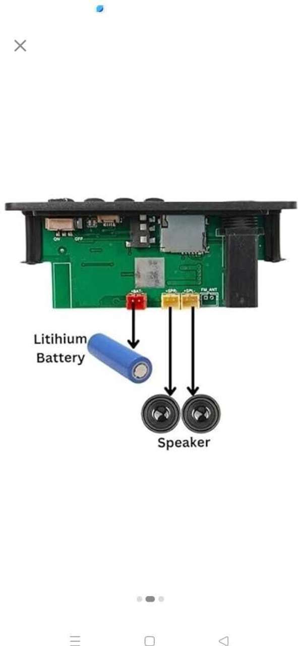 DKGROW Bluetooth MP3 Module with 2400mAh Battery - Image 9