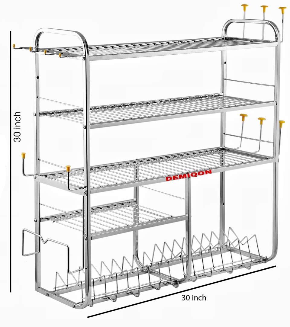 DEMIQON 5-Shelf Kitchen Dish Rack - Image 7