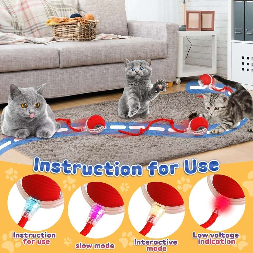 Vixora decorvaiz Silicone Chew Ball for Cats & Dogs - Image 8