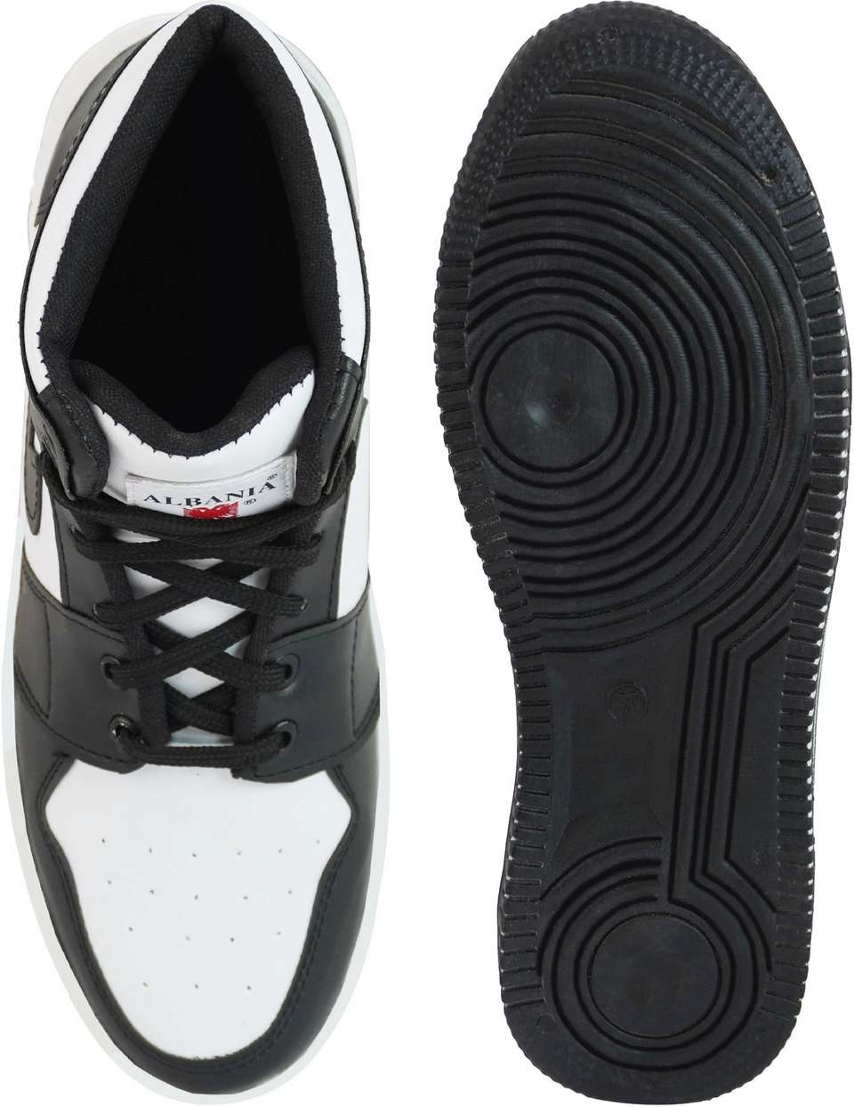 ALBANIA Men's Black Sneakers Size 10 - Image 8