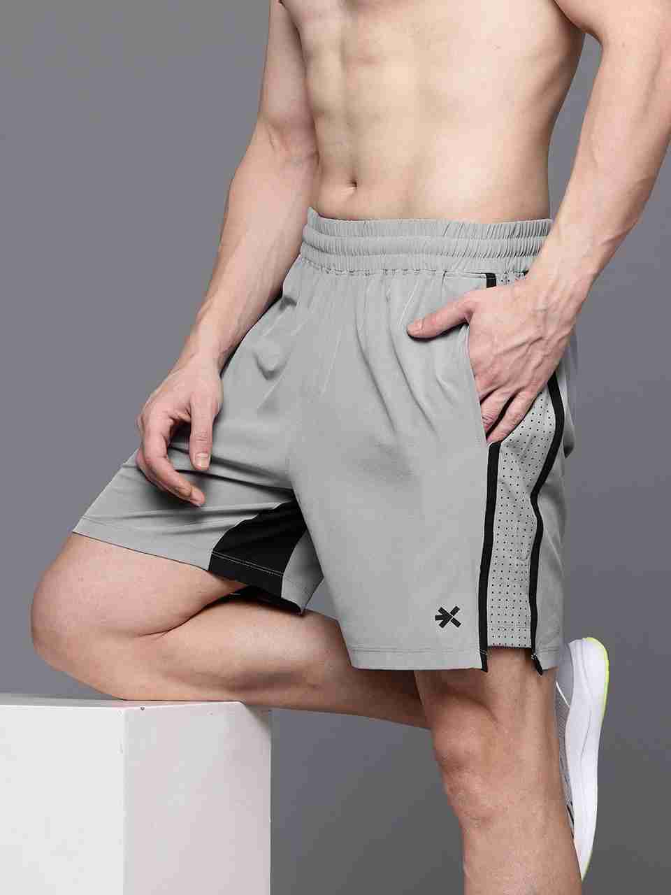 HRX by Hrithik Roshan Grey Sports Shorts - Image 7