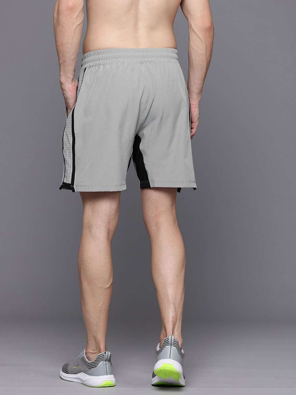 HRX by Hrithik Roshan Grey Sports Shorts - Image 9