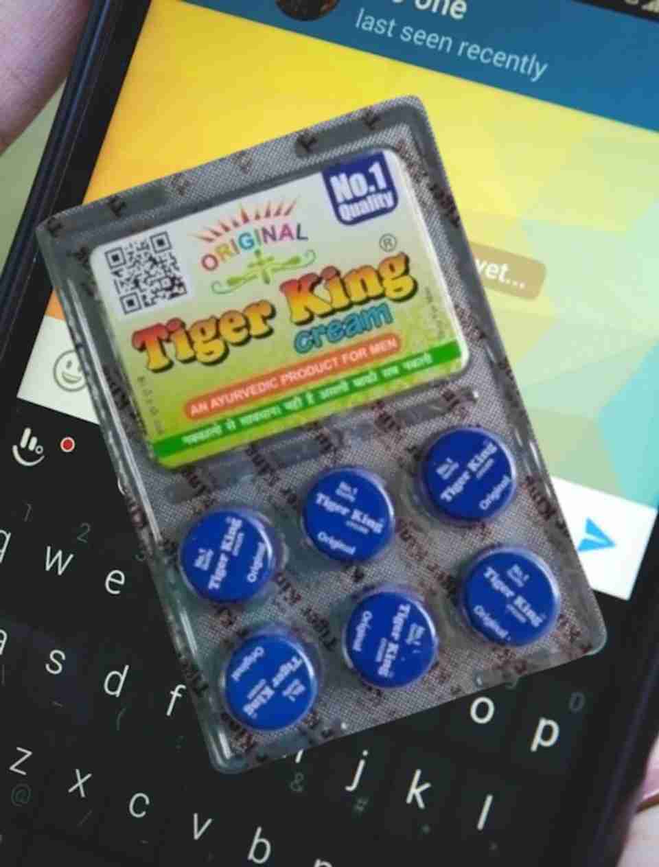 ACODRY BNHUT TIGER KING CREAM BLUE 9g - Image 2