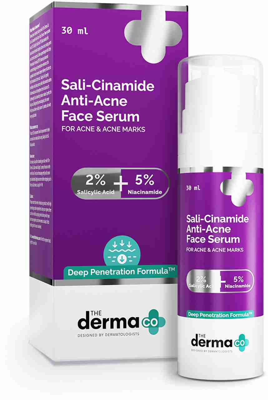 The Derma Co Sali-Cinamide Anti-Acne Face Serum 2% Salicylic - Image 9