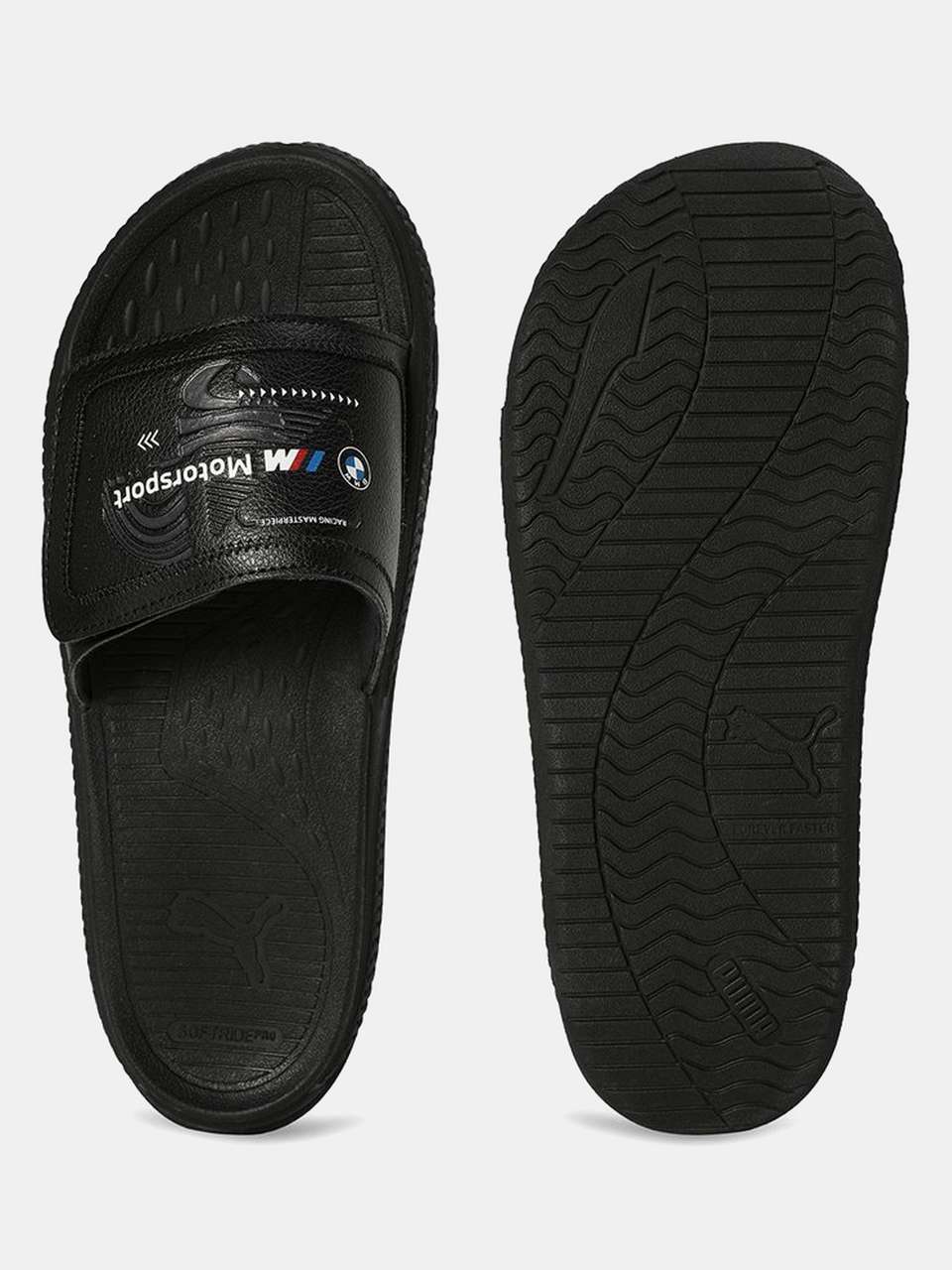 PUMA BMW MMS Softride Slide 2.0 Men Flip Flops Black 6 - Image 8
