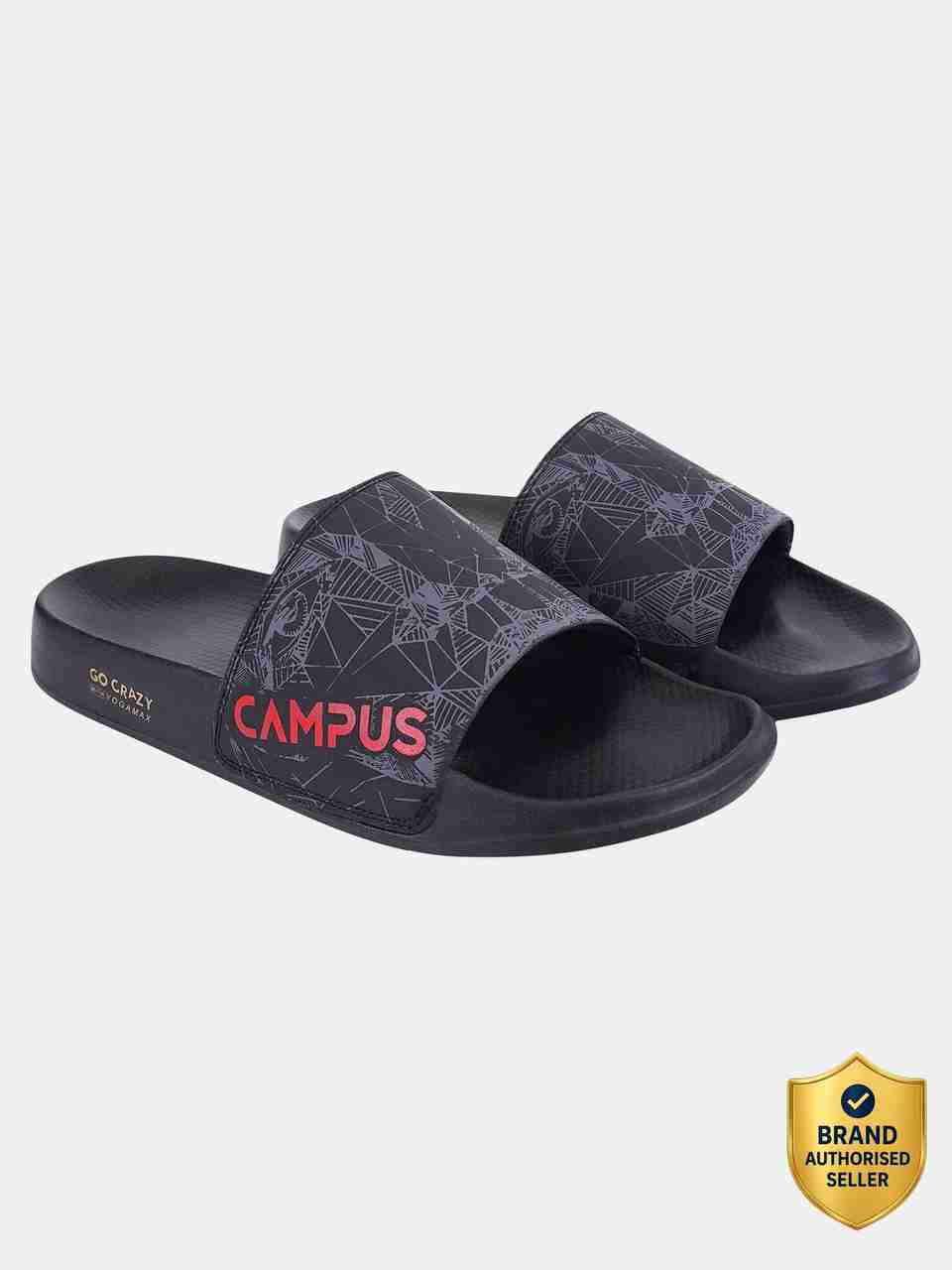 CAMPUS Men Slides Black Size 6 - Image 9