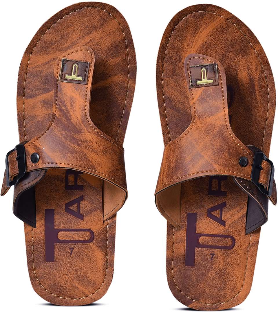 taranag Men Brown Flip Flops Size 10 - Image 5