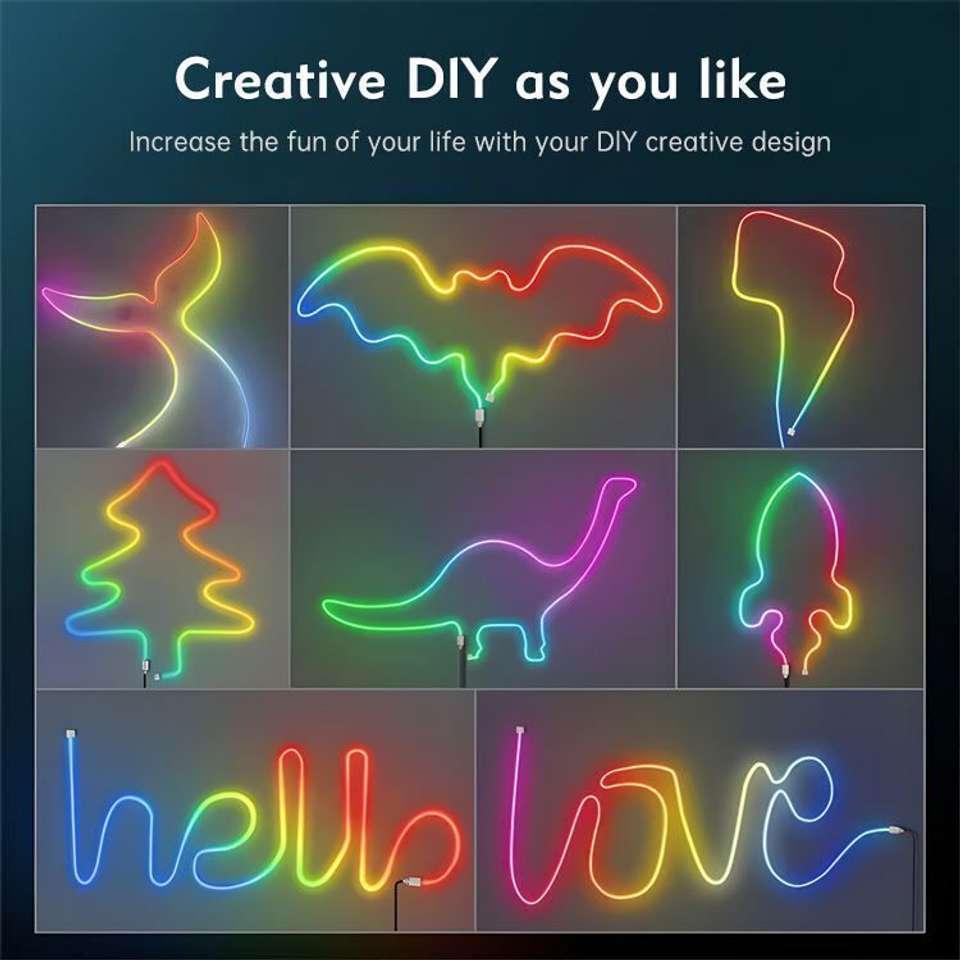 Kavyashine Neon Lights with Remote/APP Control - Image 9