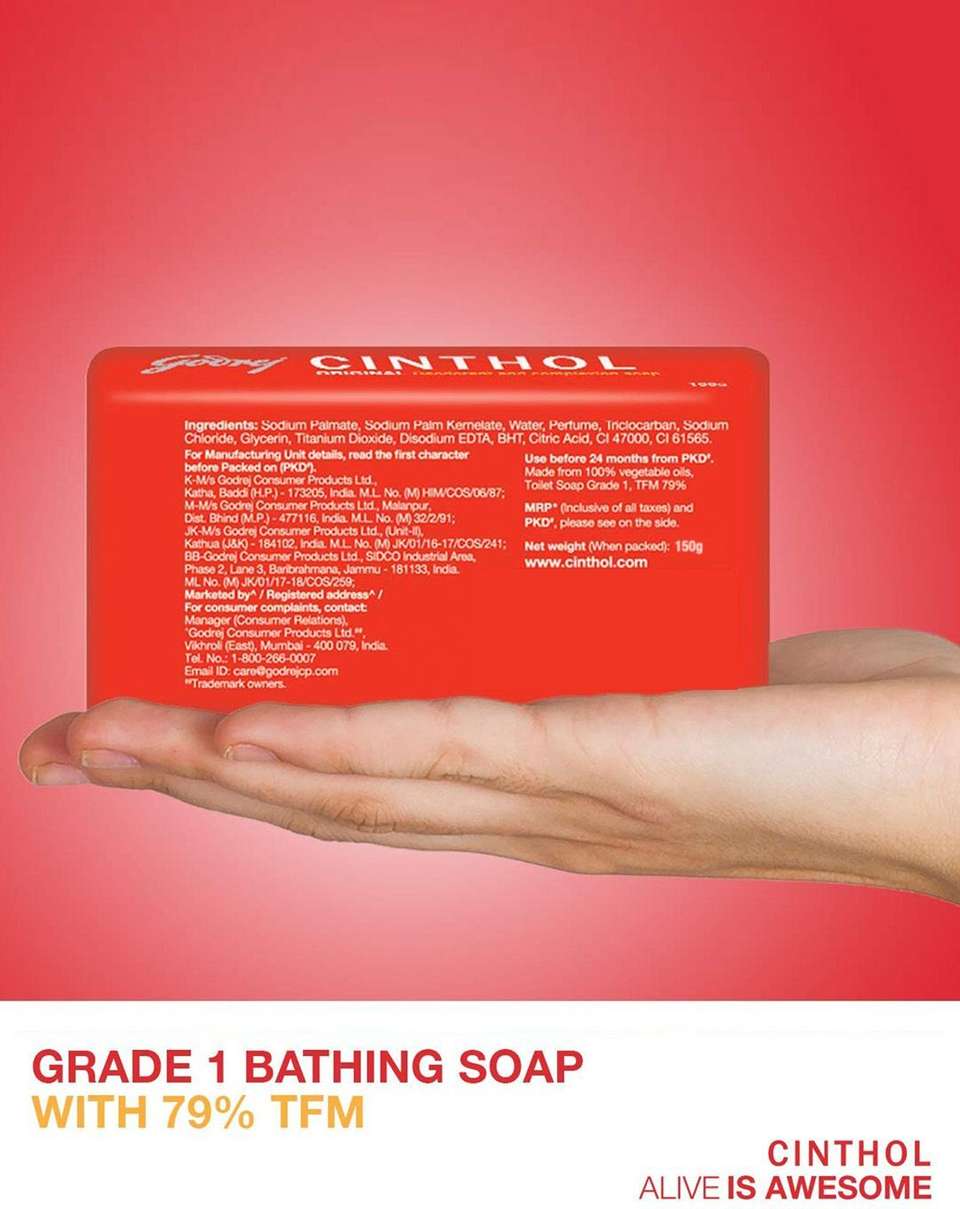 CINTHOL Original Soap 4 x 150g Pack of 4 · 150 g (600 g total) - Image 9