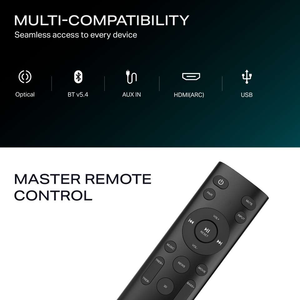 Buy boAt Aavante 2.1 2000D/Thump Plus 200 W Bluetooth Soundbar - Image 7
