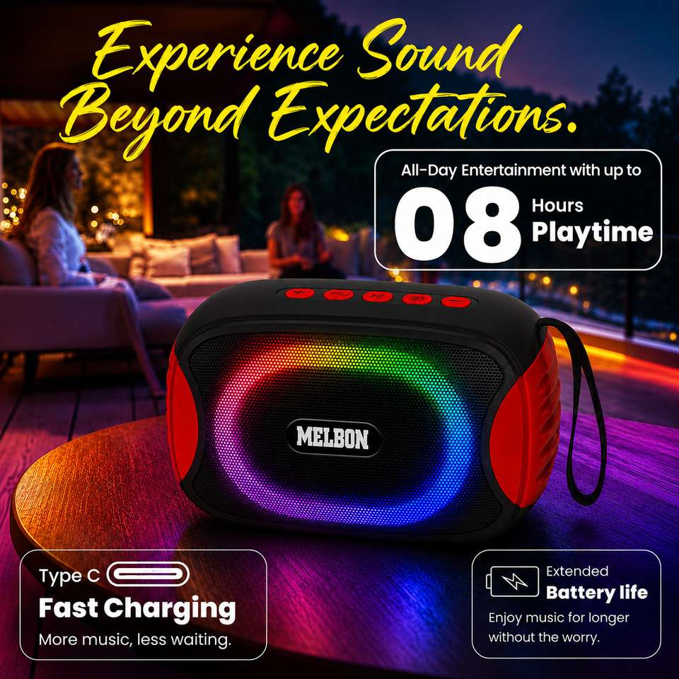 Melbon Base One Portable Bluetooth Speaker - Image 8