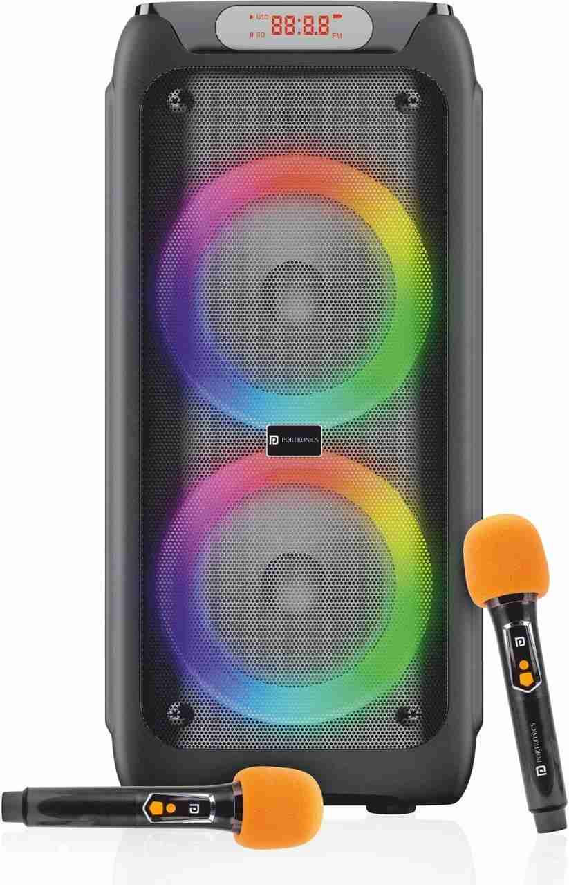 Portronics 150W Iron Beats 5 Party Speaker with Dual Wireless Kar...more - Image 5