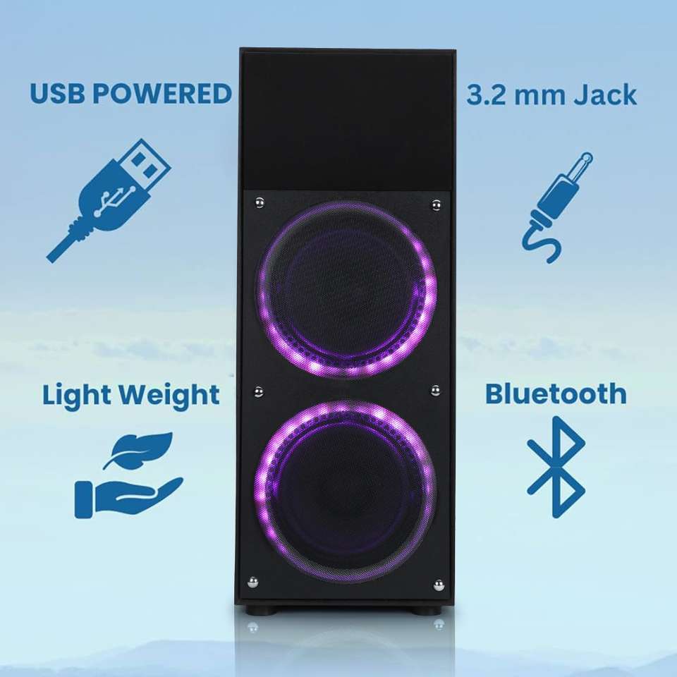 Bencley Black Diamond Bass Tube with Multi-color Lights - Image 8
