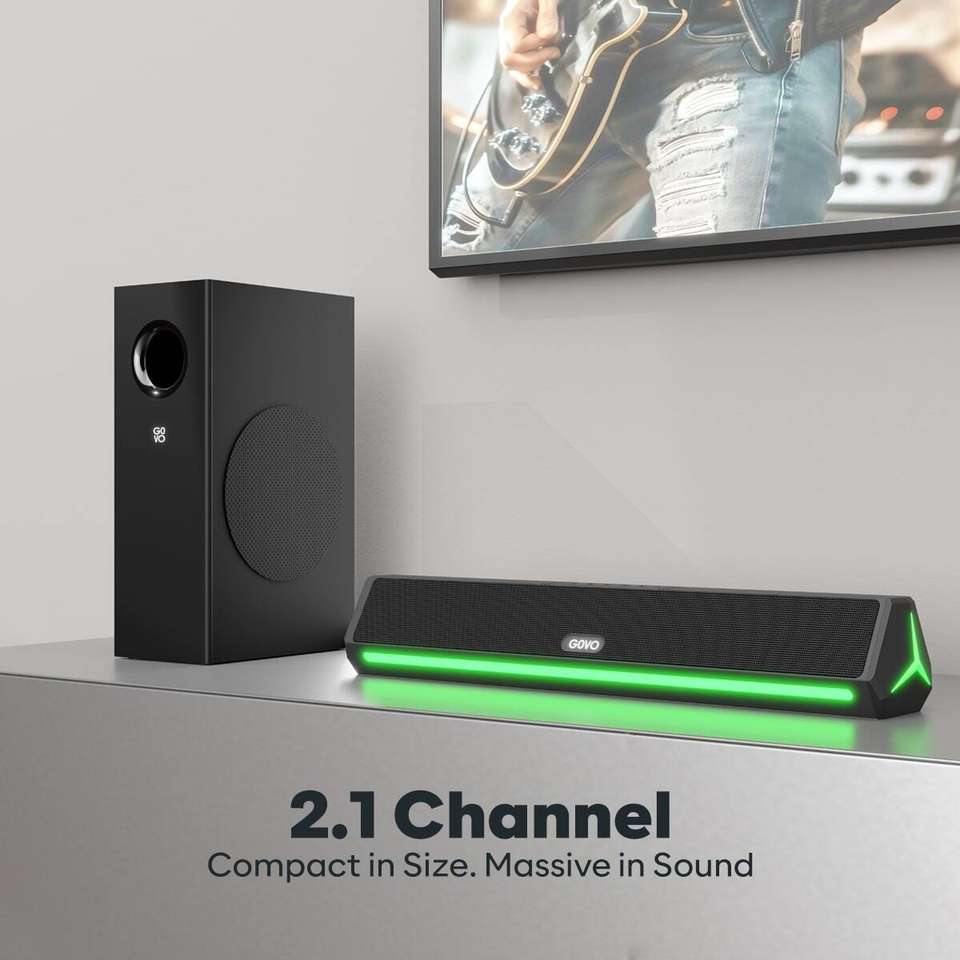 GOVO Gosurround 600 90W Bluetooth Soundbar (Silver) - Image 8