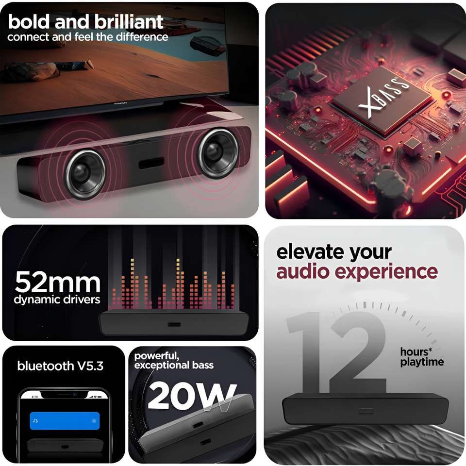Bxeno AURA-Bar 610 Portable TV Soundbar - Image 7