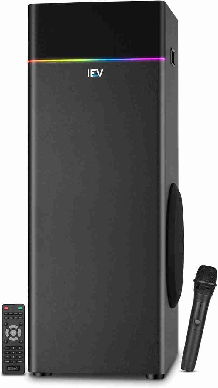 IEV G-6 100W Bluetooth Tower Speaker (Black, 2.1 Ch) - Image 6