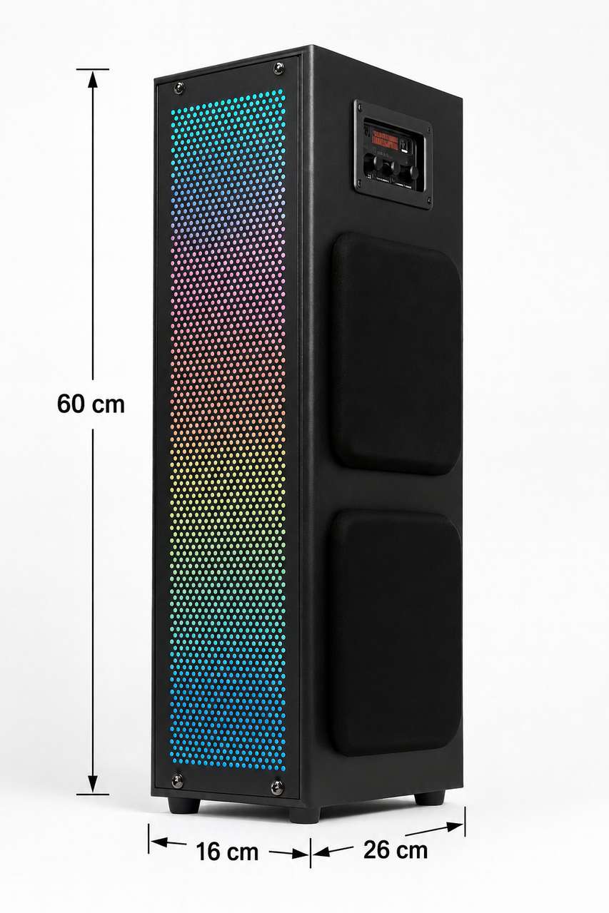 Bencley B2926 115W Bluetooth Tower Speaker Black - Image 8