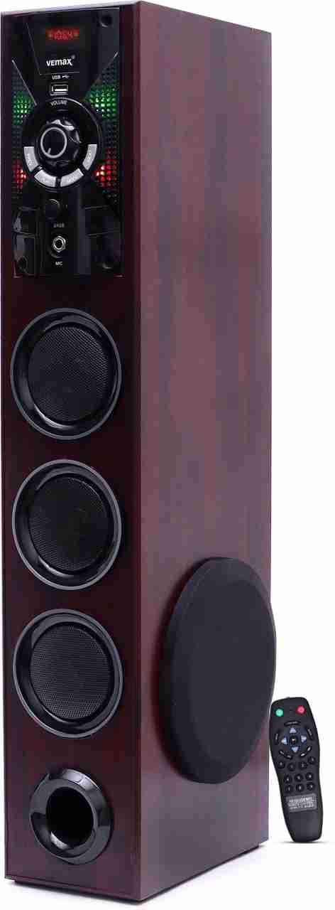 Vemax Slab 70W Bluetooth Tower Speaker with Karaoke MIC - Image 6