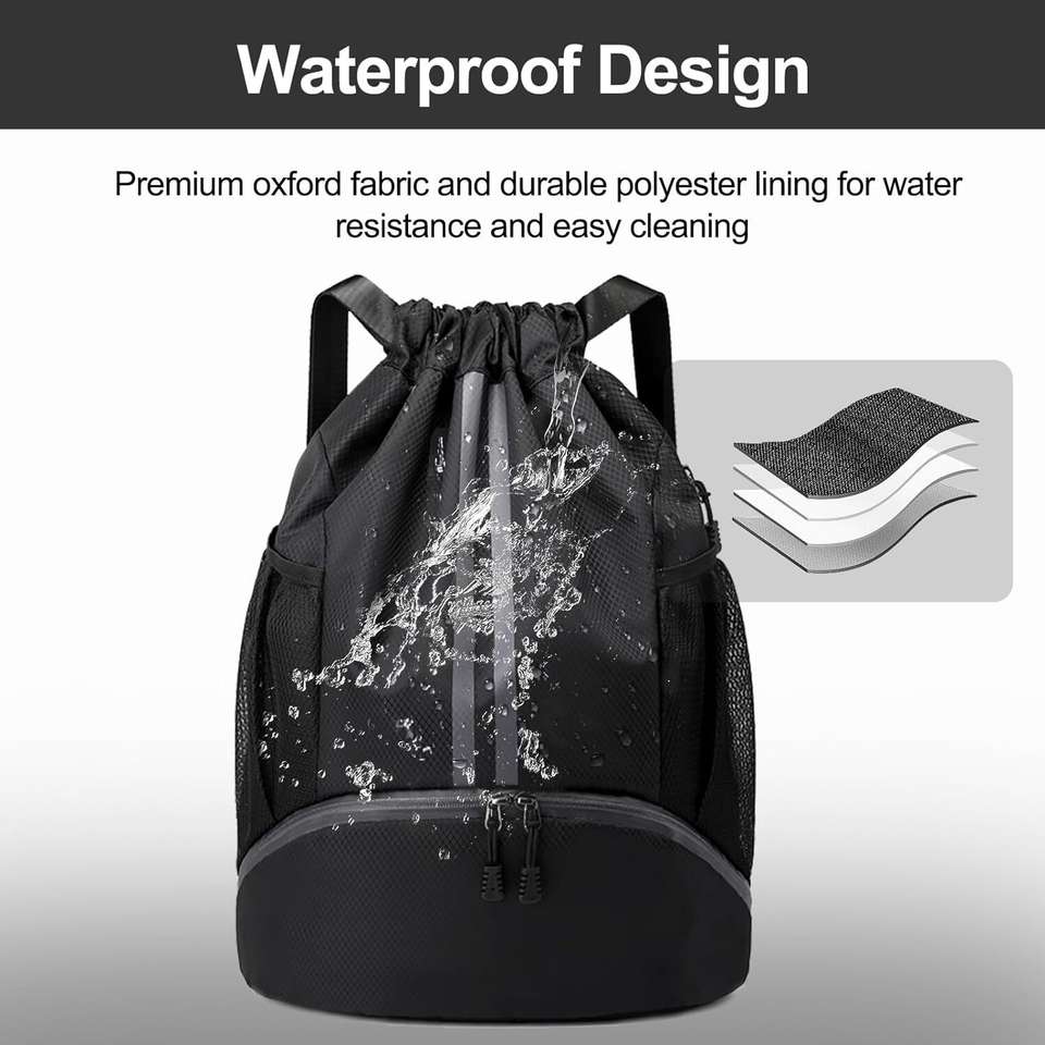 keycraze 22L Waterproof Drawstring Backpack - Image 6